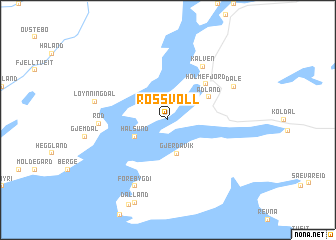 map of Røssvoll