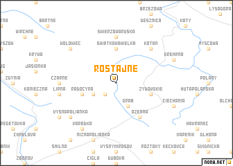 map of Rostajne