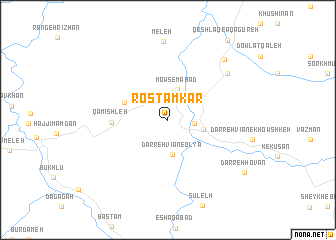 map of Rostam Kar