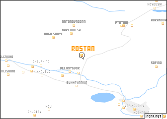 map of Rostan\