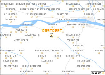 map of Rostarét