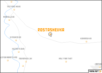 map of Rostashëvka