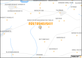 map of Rostashevskiy