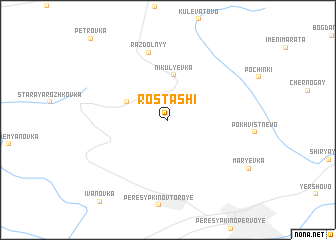 map of Rostashi