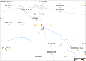 map of Rostilovo