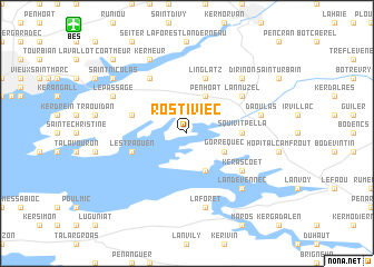 map of Rostiviec