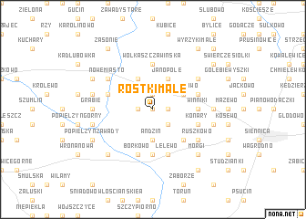 map of Rostki Małe