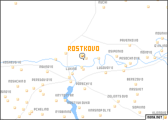 map of Rostkovo