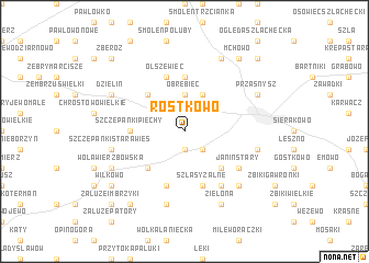 map of Rostkowo