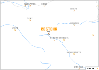 map of Rostoka