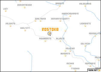 map of Rostoka