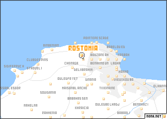 map of Rostomia