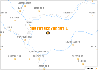 map of Rostotskaya Pastilʼ