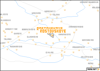 map of Rostovskoye