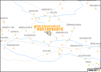 map of Rostovskoye