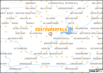 map of Rostruperfeld