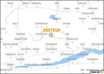 map of Rostrup