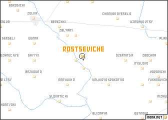 map of Rostseviche