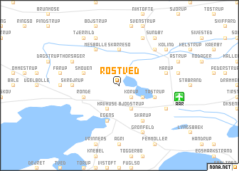 map of Rostved