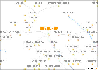 map of Rosuchov