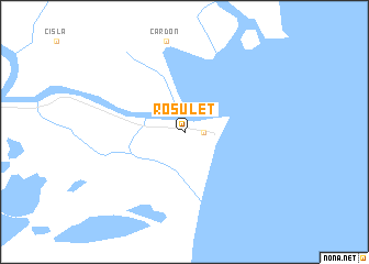 map of Roşuleţ