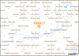 map of Rosult