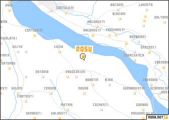 map of Roşu