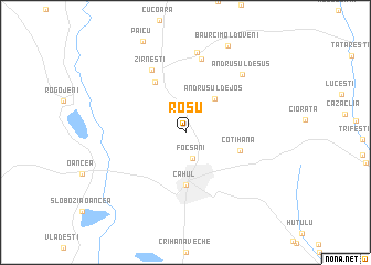 map of Roşu