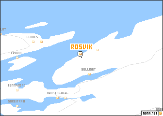 map of Rosvik