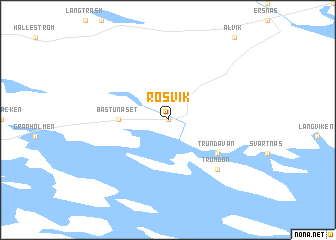 map of Rosvik