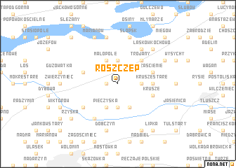 map of Roszczep