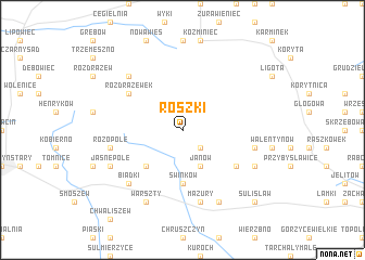 map of Roszki