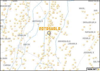 map of Rotaswāla