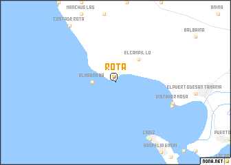 map of Rota