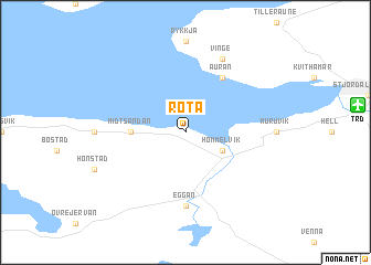 map of Rota