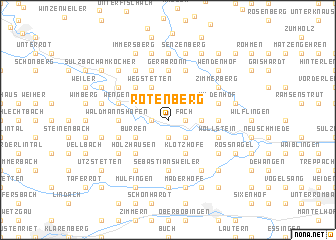 map of Rötenberg