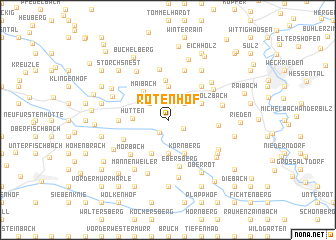 map of Rötenhof