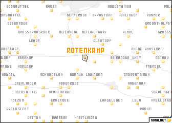 map of Rotenkamp