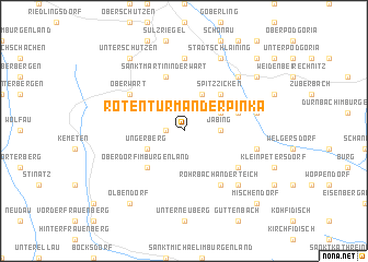 map of Rotenturm an der Pinka
