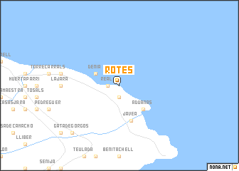 map of Rotes