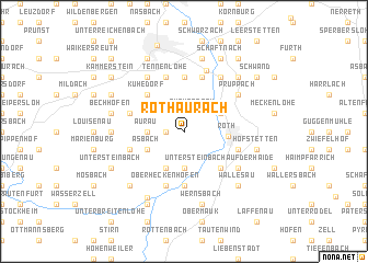 map of Rothaurach