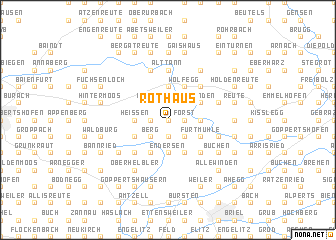 map of Rothaus