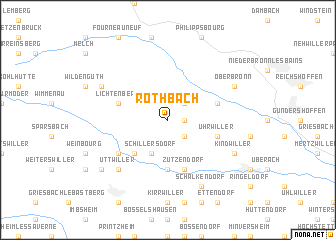 map of Rothbach