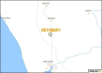 map of Rothbury