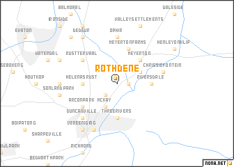 map of Rothdene