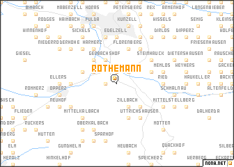 map of Rothemann