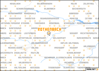 map of Röthenbach