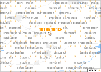 map of Röthenbach