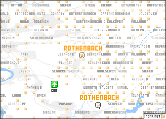 map of Rothenbach