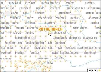 map of Röthenbach